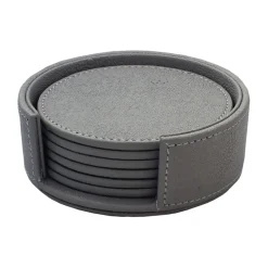Mojoo Sting coasters Ø12 cm 6-pack, Anthracite Grey Sale