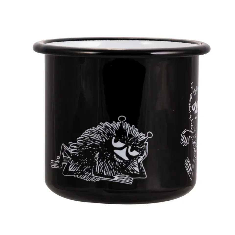 Muurla Stinky enamel mug 37 cl, Black Sale
