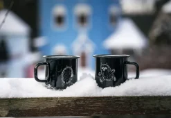 Muurla Stinky enamel mug 37 cl, Black Sale