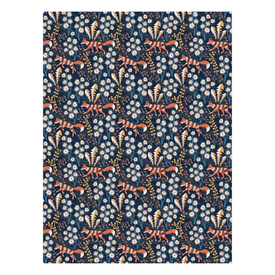 Arvidssons Textil Stjärnspeja oilcloth, Dark Blue Best