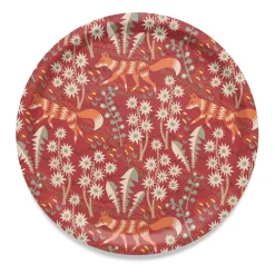 Arvidssons Textil Stjärnspeja tray Ø31 cm, Red Outlet