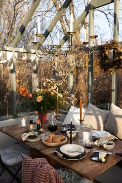 Sagaform Stone bowl large Ø28 cm, forest marble Brown Sale