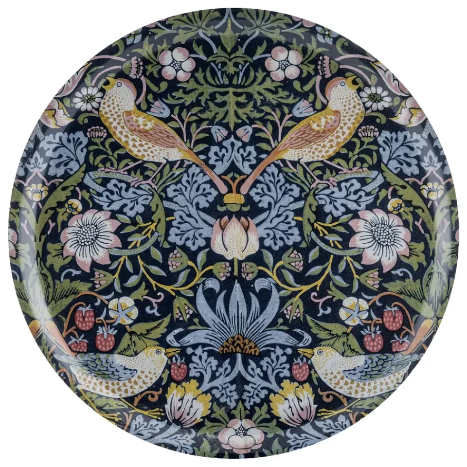 Åry Home Strawberry Thief tray, Ø 38 cm Multi New