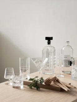 Orrefors Street highball glass 45 cl 4-pack, Clear Transparent New