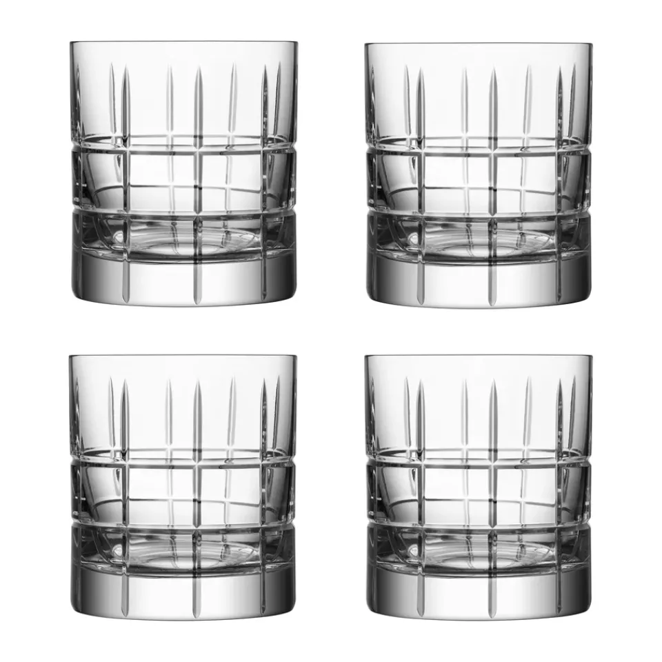Orrefors Street Old Fashioned glass 27 cl 4-pack, Clear Transparent Discount