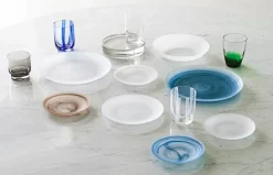 Normann Copenhagen Stripe glass 39 cl, Stripes Blue Outlet