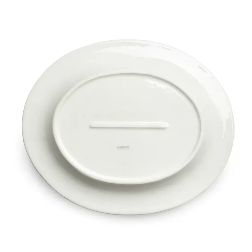 Mateus Stripes platter 30x35 cm, Light Blue New