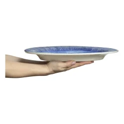Mateus Stripes platter 30x35 cm, Light Blue New