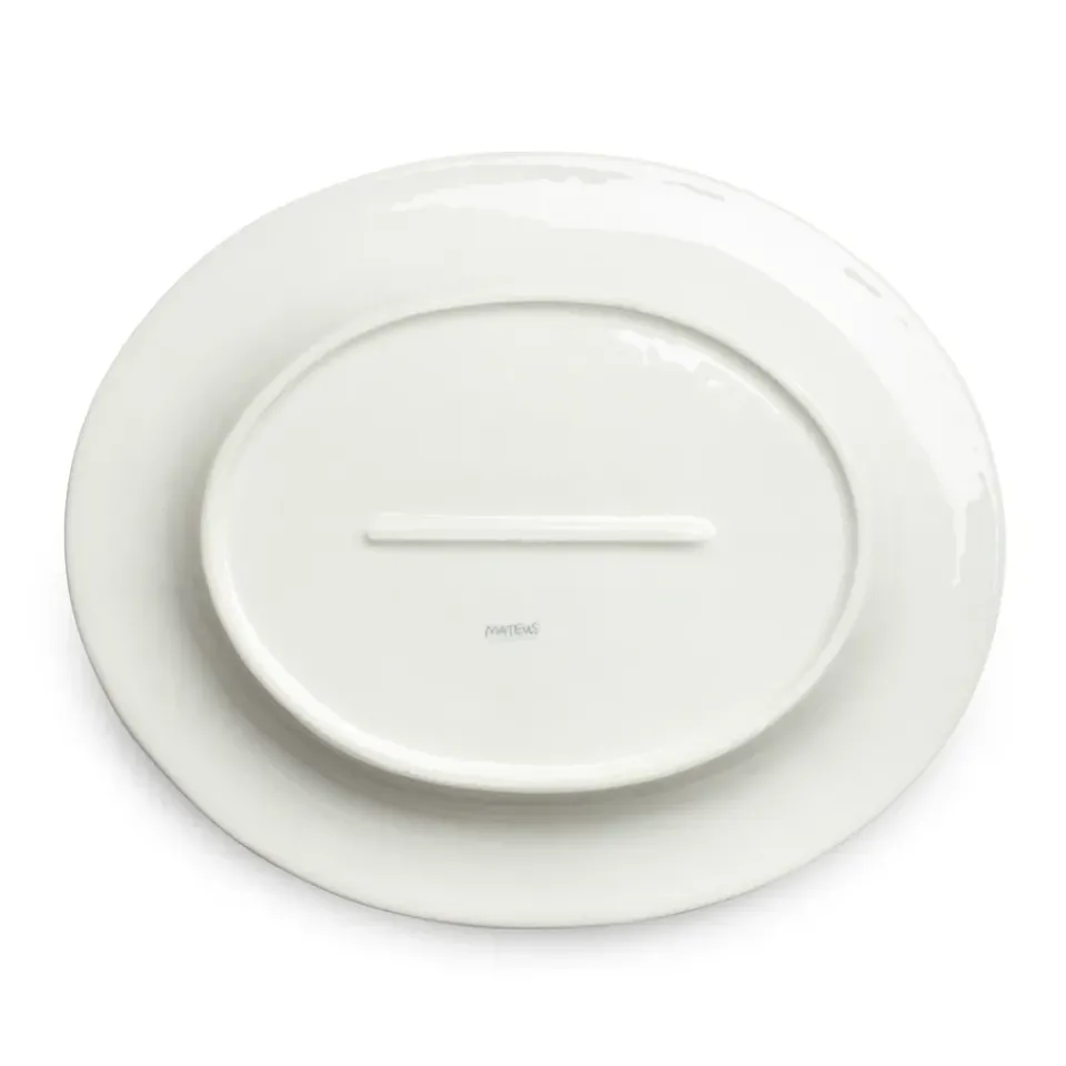 Mateus Stripes platter 30x35 cm, plum Purple