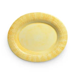 Mateus Stripes platter 30x35 cm, Yellow Online