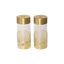 Pluto Design Sun salt- and pepper mill, Gold-glass Gold-colouredTransparent Best