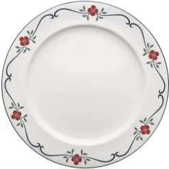 Rörstrand Sundborn plate, 21 cm BlueRed Best