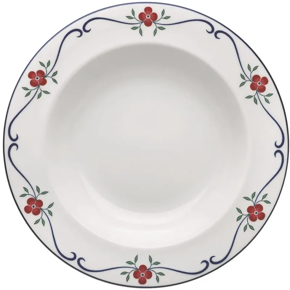 Rörstrand Sundborn plate deep, 21 cm BlueRed Online