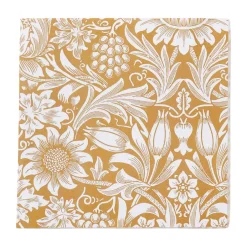 Klippan Yllefabrik Sunflower napkin 33x33 cm 20-pack, Golden Beige Hot