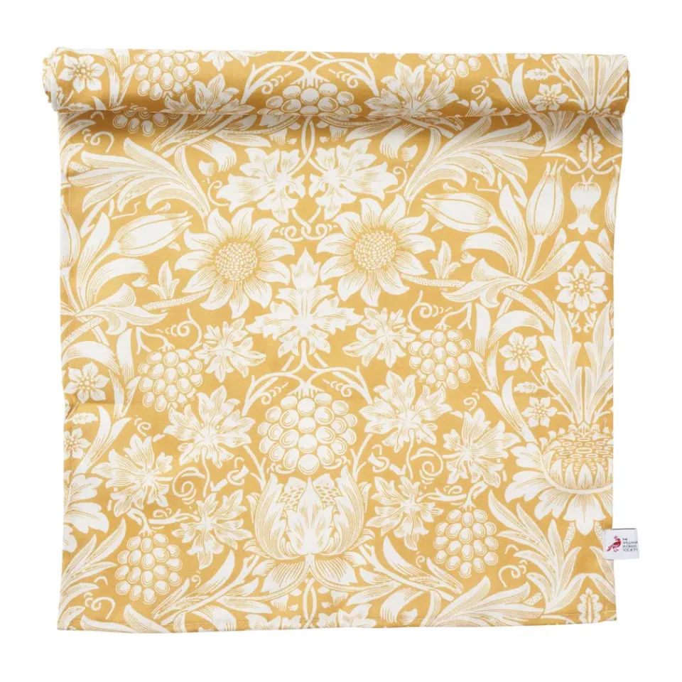 Klippan Yllefabrik Sunflower table runner 45x150 cm, Golden Beige New