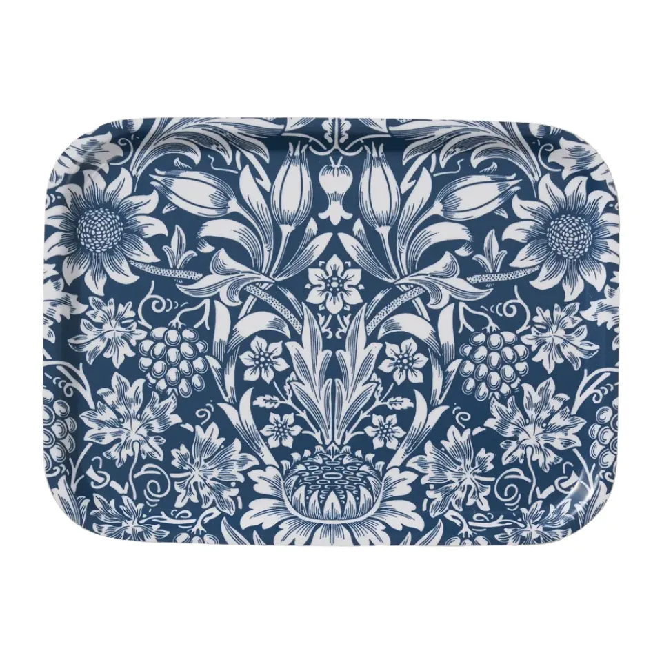 Klippan Yllefabrik Sunflower tray 20x27 cm, Dark denim Blue Best