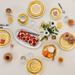 Arabia Sunnuntai saucer Ø16.5 cm, Yellow Hot