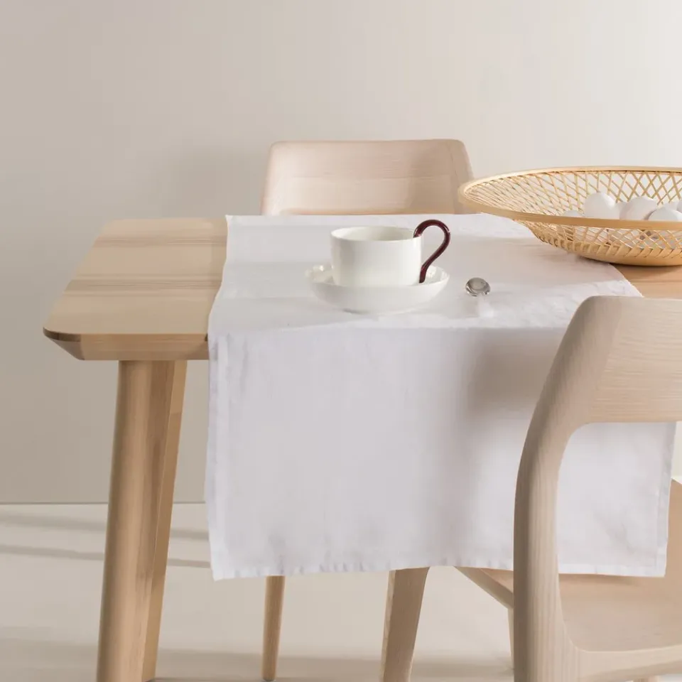 Himla Sunshine table runner, White Online