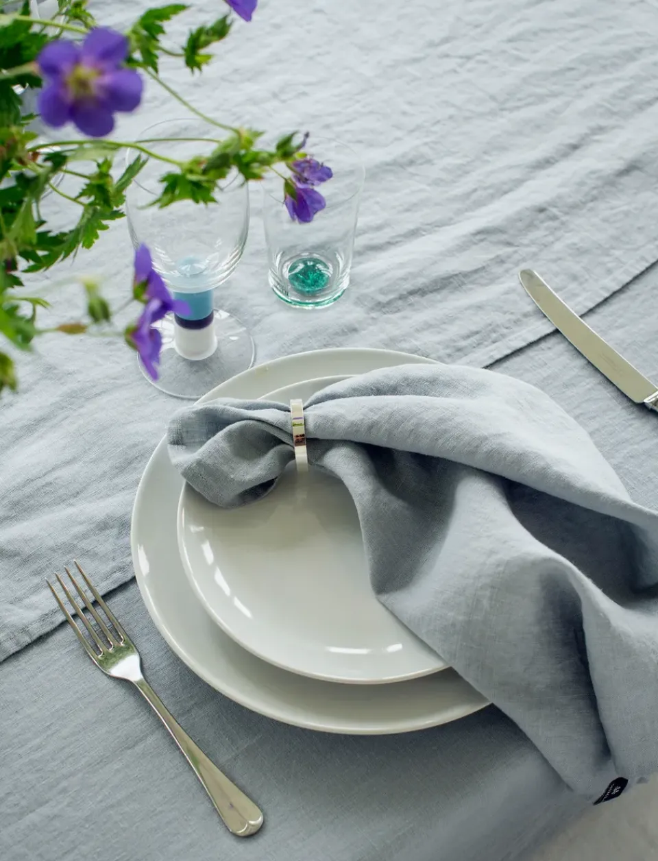 Himla Sunshine tablecloth, Heavenly, 145x250 cm Blue New