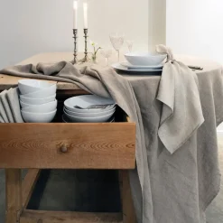 Himla Sunshine tablecloth natural, 145x330 cm BeigeBrown Outlet