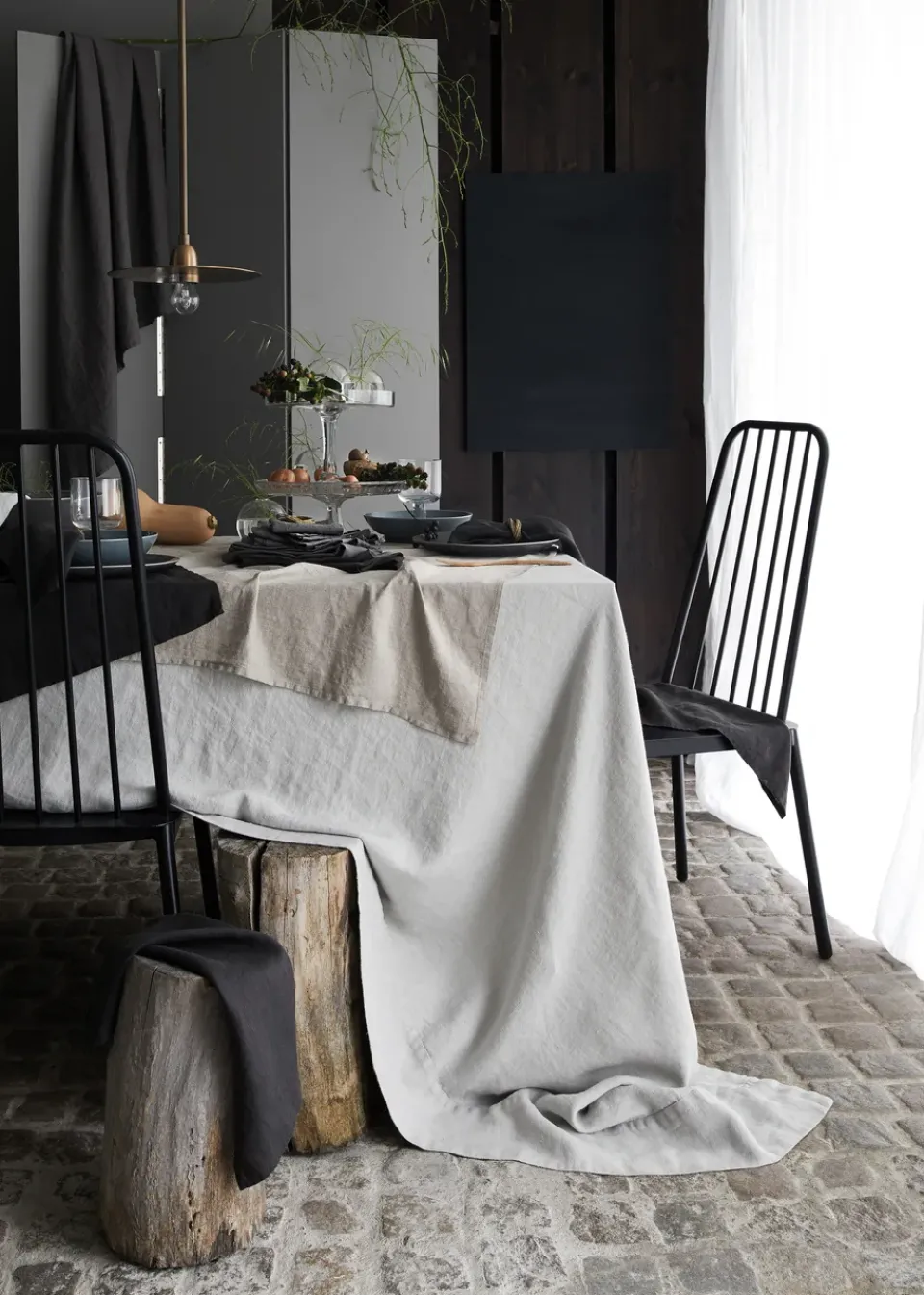 Himla Sunshine tablecloth natural, 145x250 cm BeigeBrown Discount