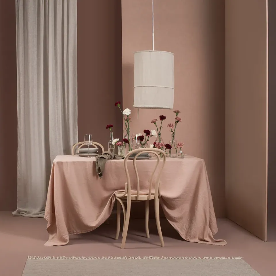 Himla Sunshine tablecloth 145x330 cm, Nude BeigePink Hot