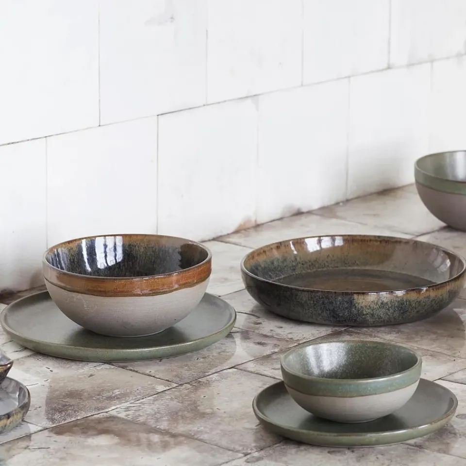 Serax Surface deep plate 23 cm, indi grey Multi Discount