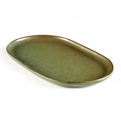 Serax Surface tapas plate 15x25 cm, camo Green Best