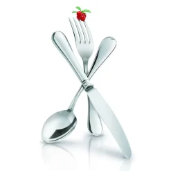 Gense Svensk fork silver, 20.5 cm Silver-coloured New