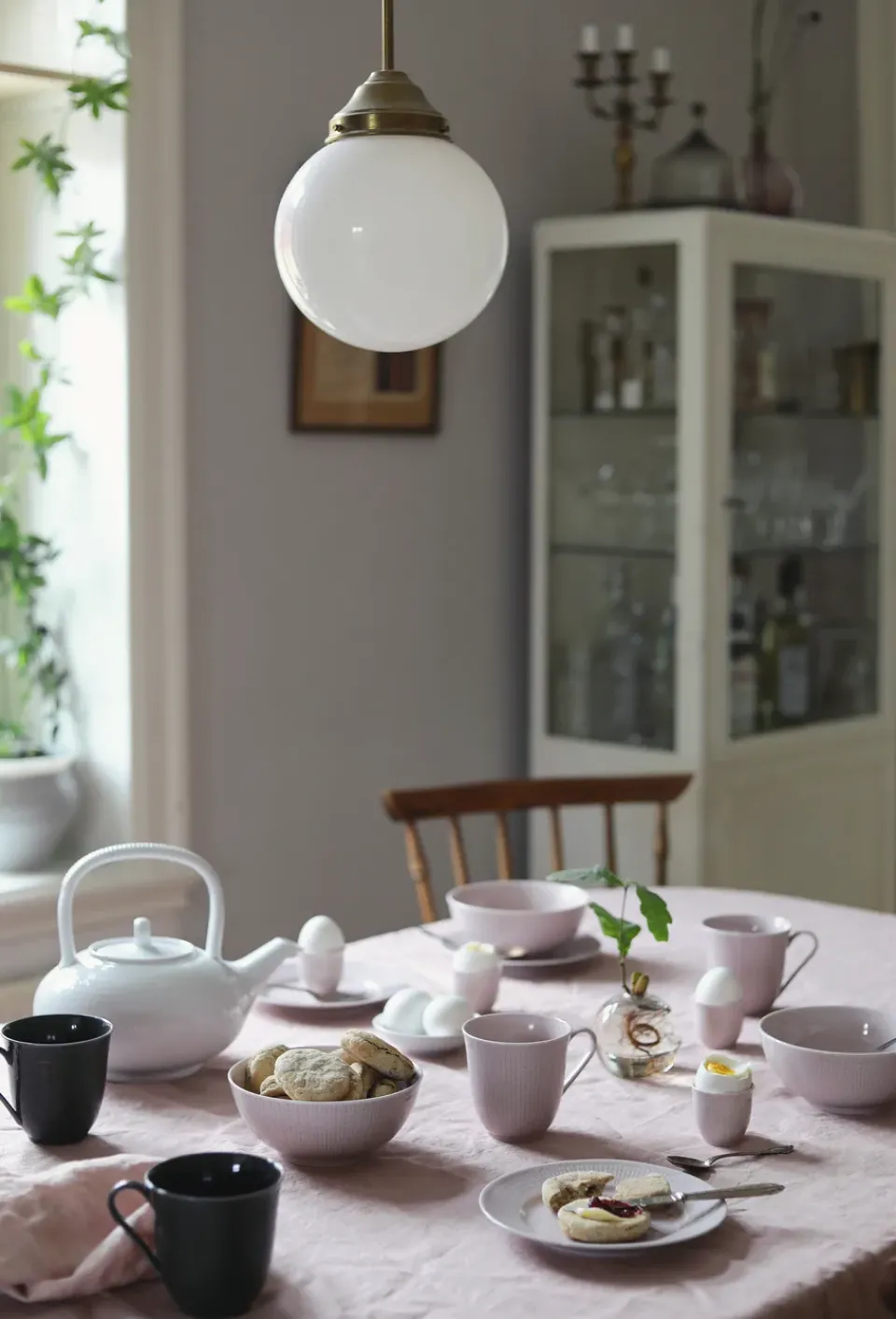 Rörstrand Swedish Grace bowl large, rose Pink