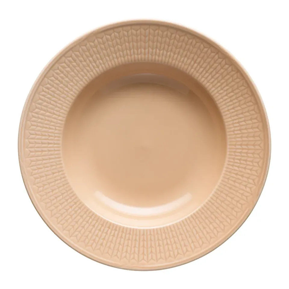 Rörstrand Swedish Grace deep plate, Jubilee, 21 cm Brown Hot