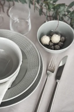 Rörstrand Swedish Grace deep plate Ø25 cm, Mist Grey
