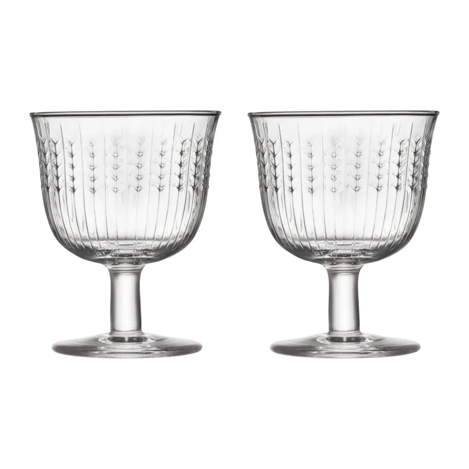 Rörstrand Swedish Grace drinking glass on stem 25 cl 2-pack, Clear Transparent Best