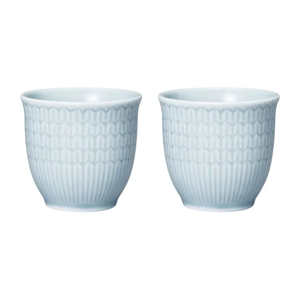 Rörstrand Swedish Grace egg cup 2-pack, Ice Blue Outlet
