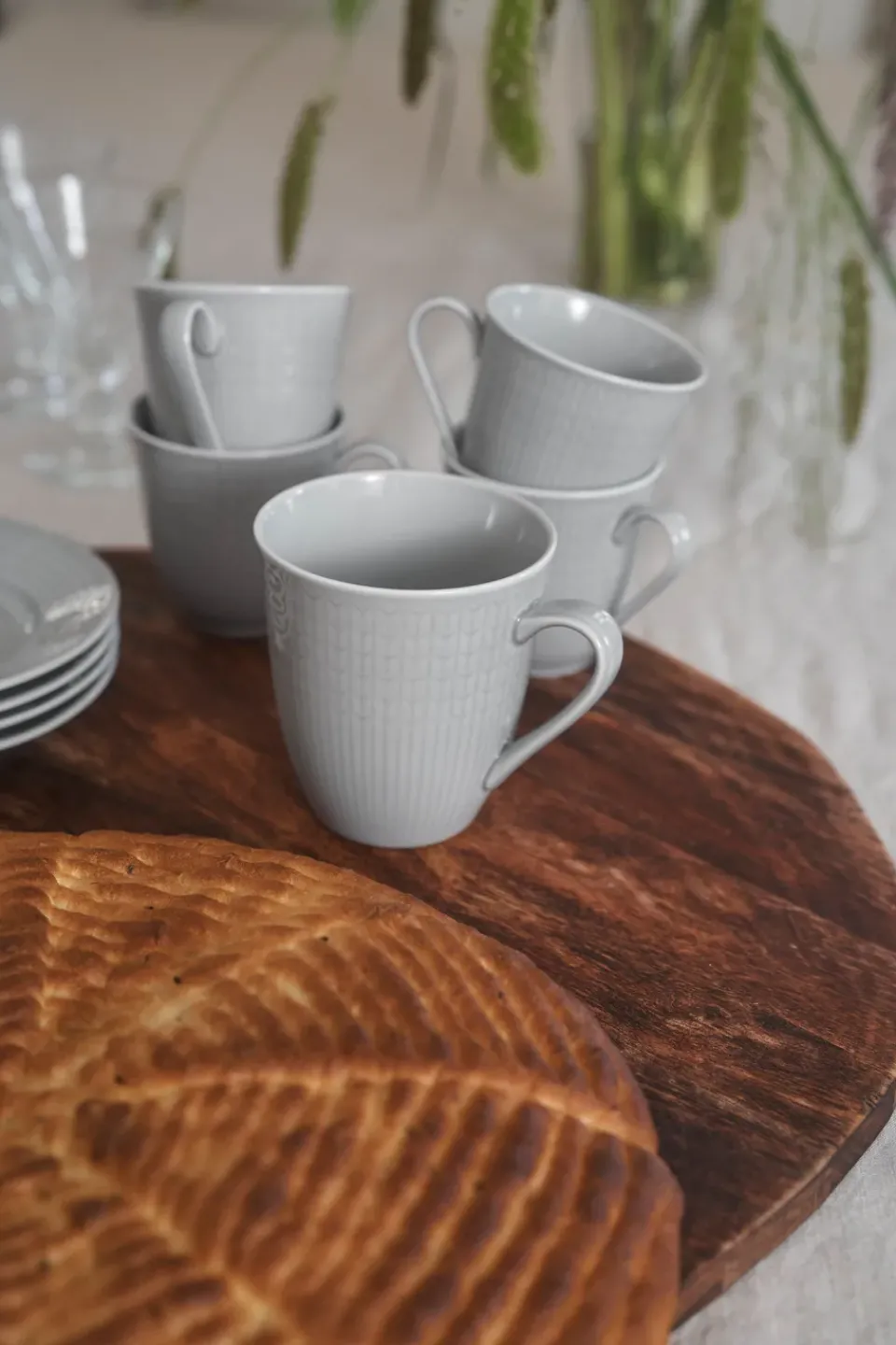 Rörstrand Swedish Grace mug large, Mist Grey New