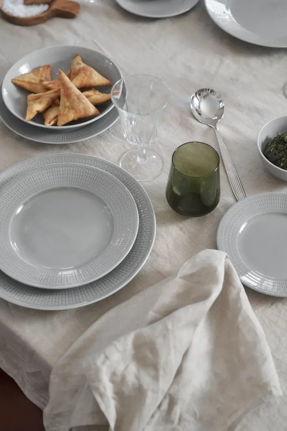 Rörstrand Swedish Grace plate Ø27 cm, Mist Grey New