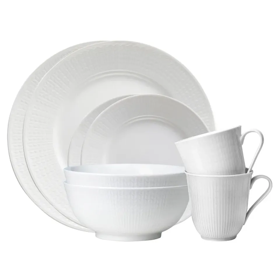 Rörstrand Swedish Grace starter set snow, 8 pcs White Best