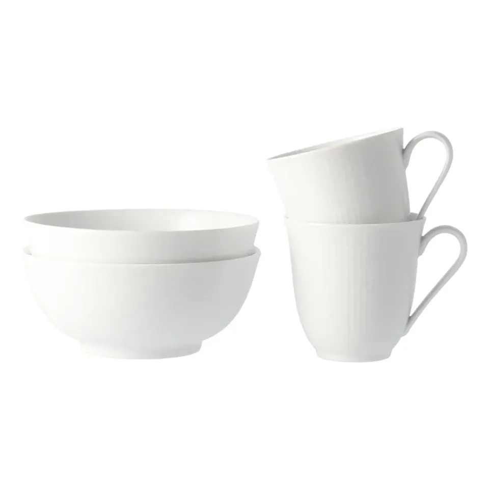 Rörstrand Swedish Grace starter set snow, 8 pcs White Best