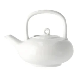Rörstrand Swedish Grace teapot, snow White Clearance
