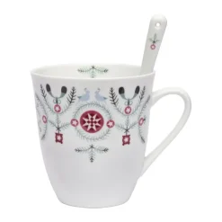 Rörstrand Swedish Grace Winter mug 50 cl, White Multi