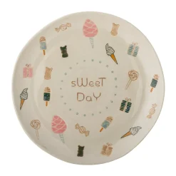 Bloomingville Sweets plate Ø24 cm, Nature White Outlet