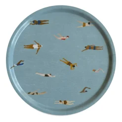 Fine Little Day Swimmers tray Ø38 cm, Blue Sale