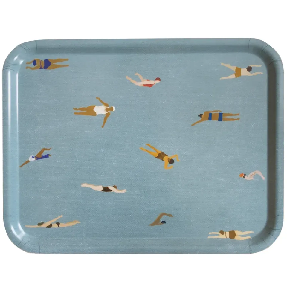 Fine Little Day Swimmers tray 33x43 cm, Blue Sale