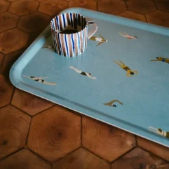 Fine Little Day Swimmers tray 33x43 cm, Blue Sale