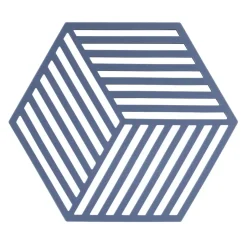 Zone Denmark Table Mat Denim, Hexagon Blue Outlet