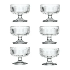 La Rochère Tahiti dessert bowl 23 cl 6-pack , Clear Transparent New