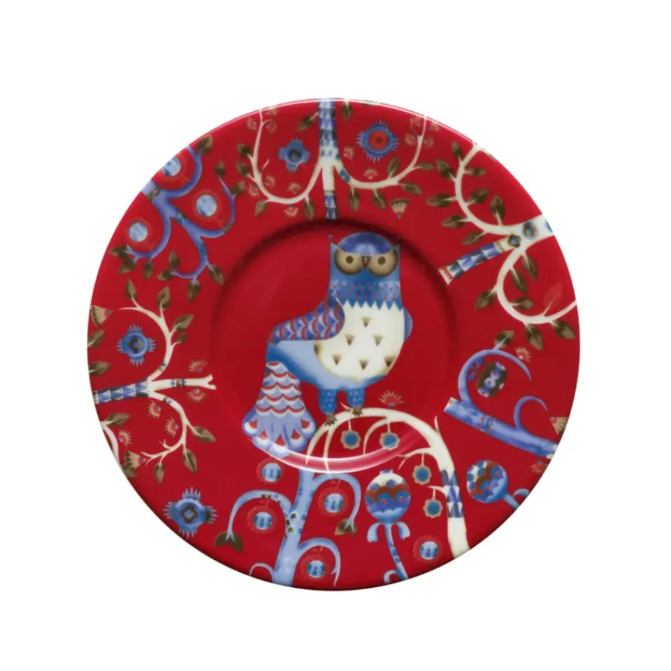Iittala Taika coffee saucer, Red Hot