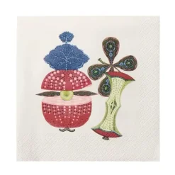 Iittala Taika napkin 33x33 cm 20-pack, Red Discount