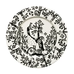 Iittala Taika plate 22 cm, black BlackWhite Clearance