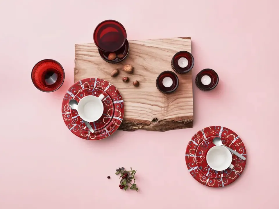 Iittala Taika plate 22 cm, Red Discount